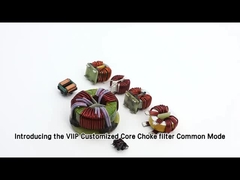 المكونات الإلكترونية EMI Ferrite Core Toroid Bead ID 0.8-13.8mm