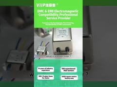 مرشحات RFI ذات المرحلة الواحدة 0.5A-300A مرشحات التداخل الإلكتروني