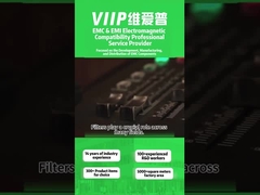 مرشح EMI بلاستيكي موصل قوي للقمع الموثوق به لتداخل الخط