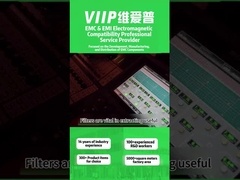 فلتر EMI مع عائق مدخل 50Ω للمعدات الطبية