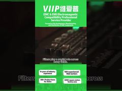 مرشح EMC EMI ثنائي المراحل في علبة بلاستيكية لمشغل مزود طاقة التيار المتردد متوافق مع RoHS