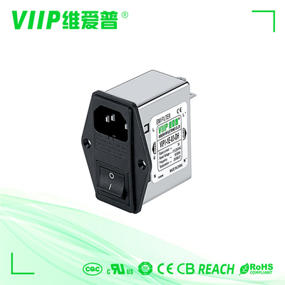 شراء 120V AC Power Line Inline شركة إمي Filter with Fuse C14 Male Socket online manufacture