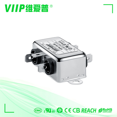 شراء علبة معدنية 60-90dB AC شركة إمي Filter 10A مرشح Rfi أحادي الطور online manufacture