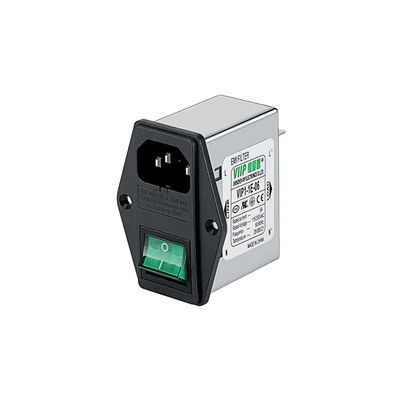 شراء مرشح مقبس المدخل 50Ω مرشح كبت التداخل الكهرومغناطيسي وشهادة CE و Rohs و TUV online manufacture