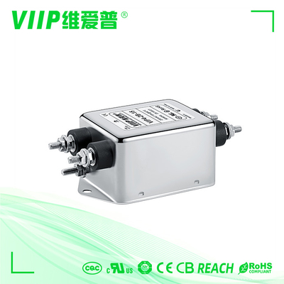 15A 50 / 60HZ الطاقة الكهربائية مرشح EMC EMI لآلات CNC