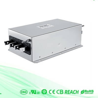 Ultra Low Leakage 3 Phase EMI Noise Filter 440Vac لماكينات التغليف