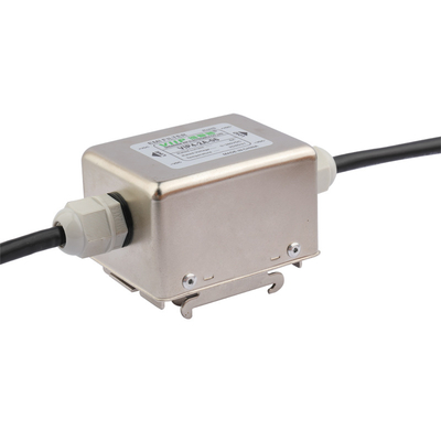 VIP2-2A-10 50Ω مرشح EMI متزامن مع 2A 100MΩ مقاومة العزل المعدنية الاحتواء عائق المدخل 50Ω