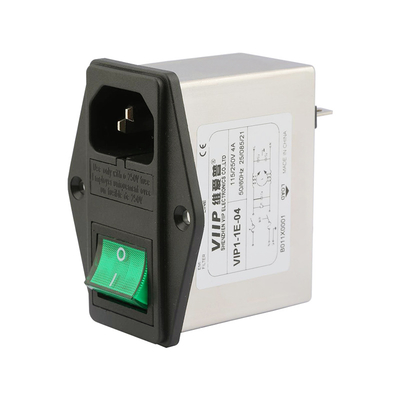 تصفية IEC Socket Filter تصفية خفض التداخل -25C- 85C التشغيل لإدارة الضوضاء المثلى وقمعها