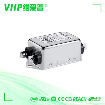 مرشح 110V / 250V AC EMI مع الكتلة النهائية وتطبيقات التردد المنخفض