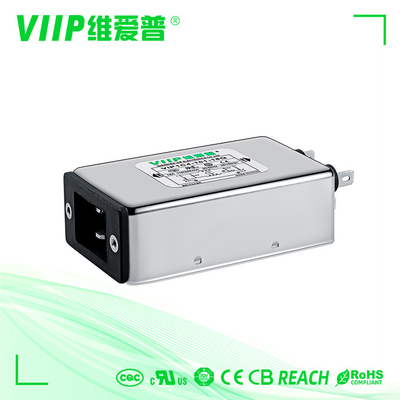 IEC Socket شركة إمي Power Line Filter 3A أحادي الطور CE TUV ROHS
